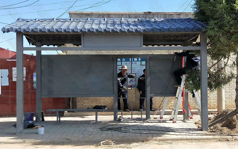 洛陽合成樹脂瓦公交車站臺(tái)