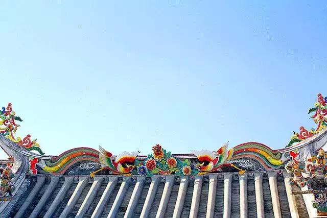 潮州嵌瓷，屋頂生花