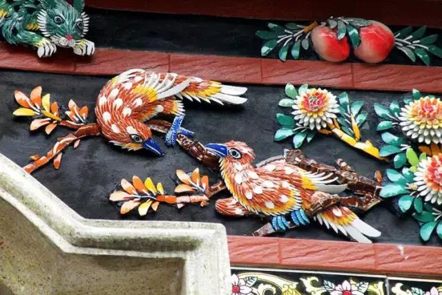 潮州嵌瓷，屋頂生花
