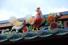 潮州嵌瓷，屋頂生花
